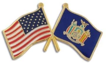 Cascade Point Flags New York + USA 3x5 Polyester Flag Combo Pack