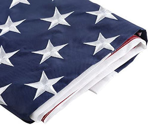 Florida & USA 4x6 Flag Combo Pack – (Silk Screen Printed Florida Flag - 200D Nylon) (Embroidered US Flag - 210D Nylon)