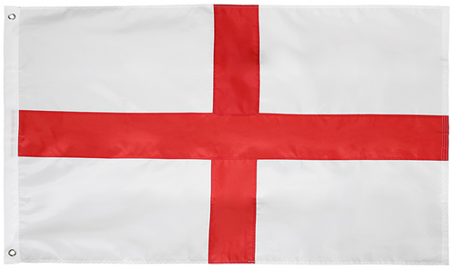 English 3x5 Feet Flag – Embroidered Oxford 210D Nylon with Sewn Panels