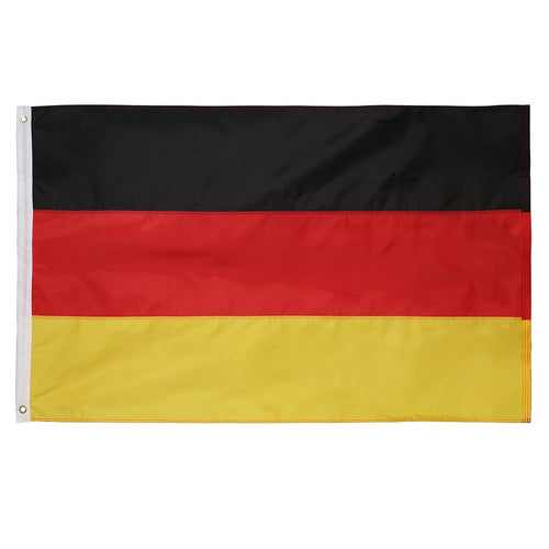 FOR SALE IN EUROPE ONLY - Deutsche Nylonflagge (91x152 CM) 3x5 FT - Oxford 210D Hochleistungs-Nylon-Nähte, langlebig und langlebig mit 4 Stichen. Lebendige Farben und lichtbeständig.