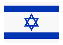 FOR SALE IN EUROPE ONLY - Nylon Flag of Israel (.91 x 1.52 M) 3x5 FT – Embroidered Oxford 210D Heavy Duty Nylon - Sewn Panels, Durable and Long Lasting – 4 Stitch Hemming. Vivid Colors & Fade Resistant. 3x5 Foot Israeli Flag
