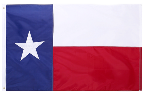 State of Texas 4x6 Feet Flag - Embroidered 210D Nylon with Sewn Panels