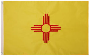 State of New Mexico 3x5 Feet Embroidered Nylon Flag