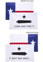 2 Pack - 3x5 FT Nylon Come and Take It & State of Texas Flag Combo Pack - Embroidered Oxford 210D Nylon