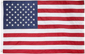 Nylon American - USA 2x3 Foot Flag – Embroidered Oxford 2x3 FT 210D Heavy Duty Nylon, Durable and Long Lasting – High Quality Embroidery (2x3 Ft)