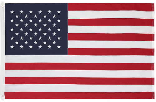 American – USA 5x8 Feet Flag - Embroidered 210D Nylon with Sewn Panels
