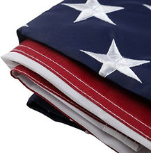 Nylon American - USA 2x3 Foot Flag – Embroidered Oxford 2x3 FT 210D Heavy Duty Nylon, Durable and Long Lasting – High Quality Embroidery (2x3 Ft)