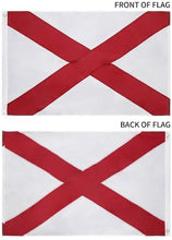 State of Alabama 3x5 Feet Embroidered Nylon Flag