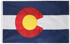 COLORADO 4 Logo Sports Teams 3x 5 Flags Denver 